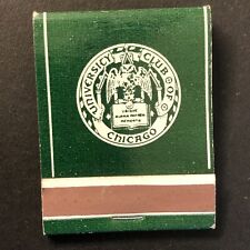 University Club of Chicago Vintage Full Matchbook c1960's-73 VGC picture
