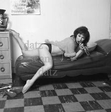 1960s Negative-sexy brunette pinup girl Mary Bauer-cheesecake t210715 picture