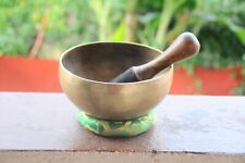 7 Inches Flower Carved  Bowl- Nepal Bowl Healing - Healing Bowl - Handmade Bowl picture
