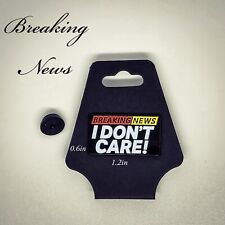 Breaking News Pin Broach, Replacement Back Included picture