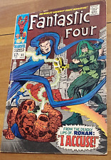 FANTASTIC FOUR #65 (1967) 1ST APP KREE RONAN THE ACCUSER & SUPREME MUST SELL picture