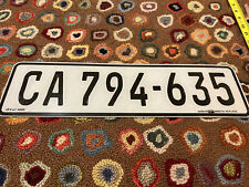 Vintage South Africa License Plate. #CA 794 635 🇿🇦 Cape Town African Tag picture