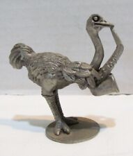 HUDSON PEWTER STRIKE UP THE BAND ANIMAL ORCHESTRA FIGURE OSTRICH PLAYS SAXOPHONE picture