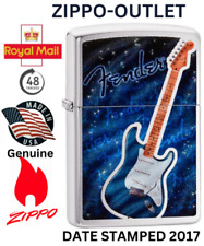 Brand New ZIPPO Lighter 2017 FENDER GUITAR Absolutely Mint Collector Piece 29128 picture