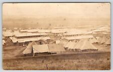 Camp Dodge Johnston Iowa~Tents & Barracks~Cuz Herman: About 30x Size~1917 RPPC picture