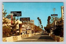 Pomona CA-California, The Mall, Antique, Vintage Postcard picture