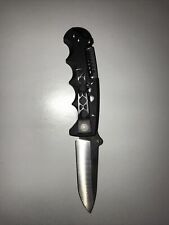 SOG Kilowatt Folding Blade Wire Stripper Black Handle Electrician Knife EL01CP picture