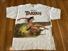 ~ Vintage TARZAN Disney Movie Promo T Shirt XL NEW RARE Gold Basicss ~ picture