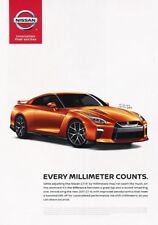 2017 Nissan GTR GT-R Gold - Original Advertisement Print Art Car Ad J896 picture