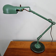 Vintage Industrial Desk Lamp.  Antique Industrial Lamp.  Steampunk Lamp. picture