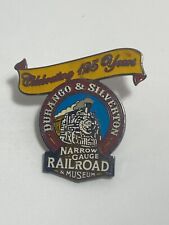 Durango & Silverton Narrow Gauge Railroad  Museum Pin Lapel Enamel Collectible picture