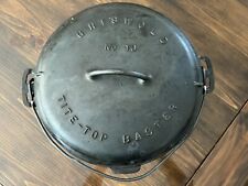 ANTIQUE GRISWOLD TITE TOP DUTCH OVEN WITH LID NO. 10 picture