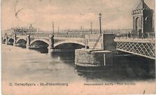 St Petersburg Petrograd Nicolas Bridge 1908 Russia  picture