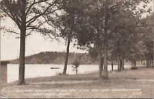 RPPC Postcard Williams Narrows Foot Sioux + Lake Winnibigoshish Deer River MN  picture
