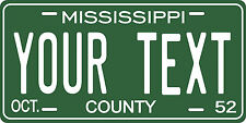 Mississippi 1952 Plate Personalized Custom Car Bike Motorcycle Moped Tag picture