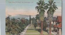 Postcard Twin Palms E Street San Bernardino CA  picture