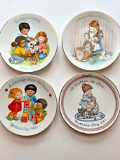 Lot of 4 Vintage Avon Collectible Mother's Day Plates. 5 inch. 87,88,89,90 picture