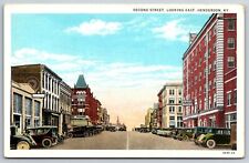 Henderson Kentucky~2nd Street East~Hotel Soaper~Downtown~1920s Postcard picture
