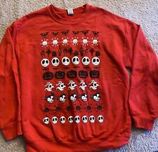 Nightmare Before Christmas Ugly Christmas Sweater Sweatshirt M Jack Skellington picture