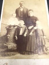 CIRCA 1886 CABINET CARDS Herd Family Photo American Bakers Gallery Columbus Ohio picture