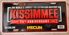 Mecum Auctions KISSIMMEE 25th ANNIVERSARY License Plate picture
