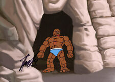 Marvel-Fantastic Four Animated Series-Original Cel/Drawing-Thing-Signed Stan Lee picture