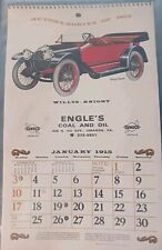 Vintage Automemories Of 1915 Advertisement Calendars Sunoco picture