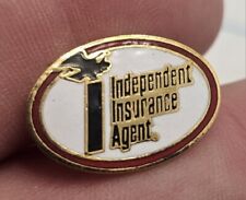 VTG Lapel Pinback Hat Pin Gold Tone Independent Insurance Agent Pin picture