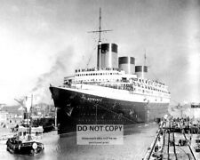 SS NORMANDIE FRENCH OCEAN LINER - 8X10 PHOTO (DA944) picture