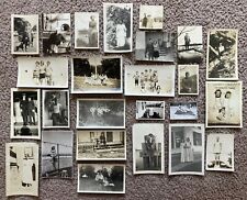 1910's- 40's  Vtg & Antique B&W Photos Lot of 25 Beach Family Military Kids picture
