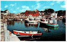 Rockport Harbor, Motif Number One, Bearskin Neck, Massachusetts MA chrome picture