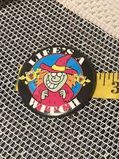 Vintage Halloween ~Jim Benton~Life’s a Witch ~Pin ~Pinback Button ~1992 picture