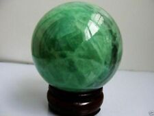 Glow In The Dark Stone crystal Fluorite sphere ball 60mm + stand picture
