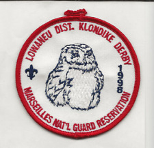 W D BOYCE / LOWANEU DIST. / 1998 KLONDIKE DERBY patch - Boy Scout BSA B-25 picture