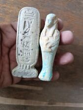 Antique Rare Ancient Egyptian Pharaonic Ushabti and Hieroglyph Board Egyptian BC picture