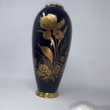 Lindner Vase, 12 inches, Echt Cobalt Kueps Bavaria Vase Sylvia GW 157/30 picture