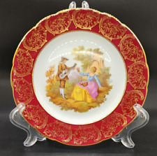 Lazeyras Limoges France ‘La Reine’ A08R Porcelain Plate 16.5cms dia 6.5
