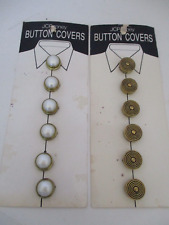 Vintage NONY New York for JCPenney Round Button Covers New On Original Card picture
