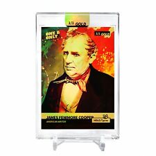 JAMES FENIMORE COOPER American Writer Holo Gold Card 2023 GleeBeeCo #JA9F-G 1/1 picture