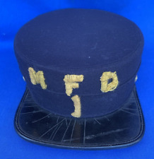 Antique Moscow Idaho Firemans Fire Department Dress Hat MFD Early 1900s Star picture