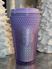 RARE New Release Starbucks 2023 Holiday Purple Lavender Gradient Grande Tumbler picture