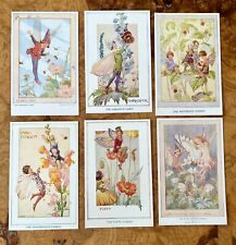 Lot of Six (6) Fairy / Fairies & Flowers UNUSED Vintage Postcards picture