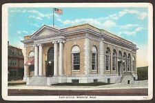 Webster Massachusetts MA United States Post Office USPS Vintage Postcard picture