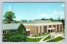 Wheaton IL-Illinois, Wheaton College Library, Antique Vintage Souvenir Postcard picture