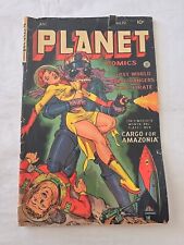 PLANET COMICS #70 Amazing Cover (FICTION HOUSE 1953) GGA MAURICE WHITMAN. picture