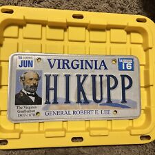 2016 Virginia License Plate Robert E Lee picture