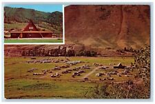Jackson Wyoming WY Postcard Jackson Hole K.O.A Kampground  Dual View 1972 picture