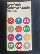 1972 NYC New York Subway Map MINT Massimo Vignelli MoMA Museum of Modern Art picture