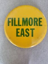 FILLMORE EAST Very Rare Staff Pinback Lapel Badge/Button Memorabilia 1968-1971 picture