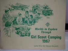 Worlds To Explore Through Girl Scout Camping 1967 Book Vintage  picture